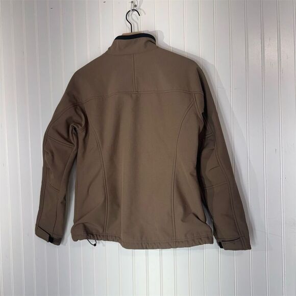 Carhartt Women’s Soft Shell Jacket M Brown Zip Up Workwear Outdoor WJ176 SBN - Picture 5 of 8